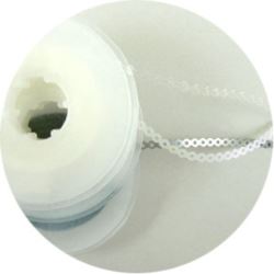 Łańcuszek elastomerowy perłowy bez przerwy